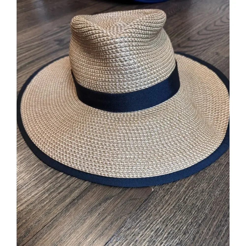 Eric Javits Sunbust Hat/ Visor Packable UPF 50+ NEW $295 - Picture 2 of 10